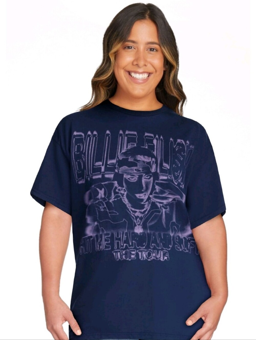 Billie Eilish Womens Size S Shirt Hit Me Hard and Soft The Tour Oversized Tee